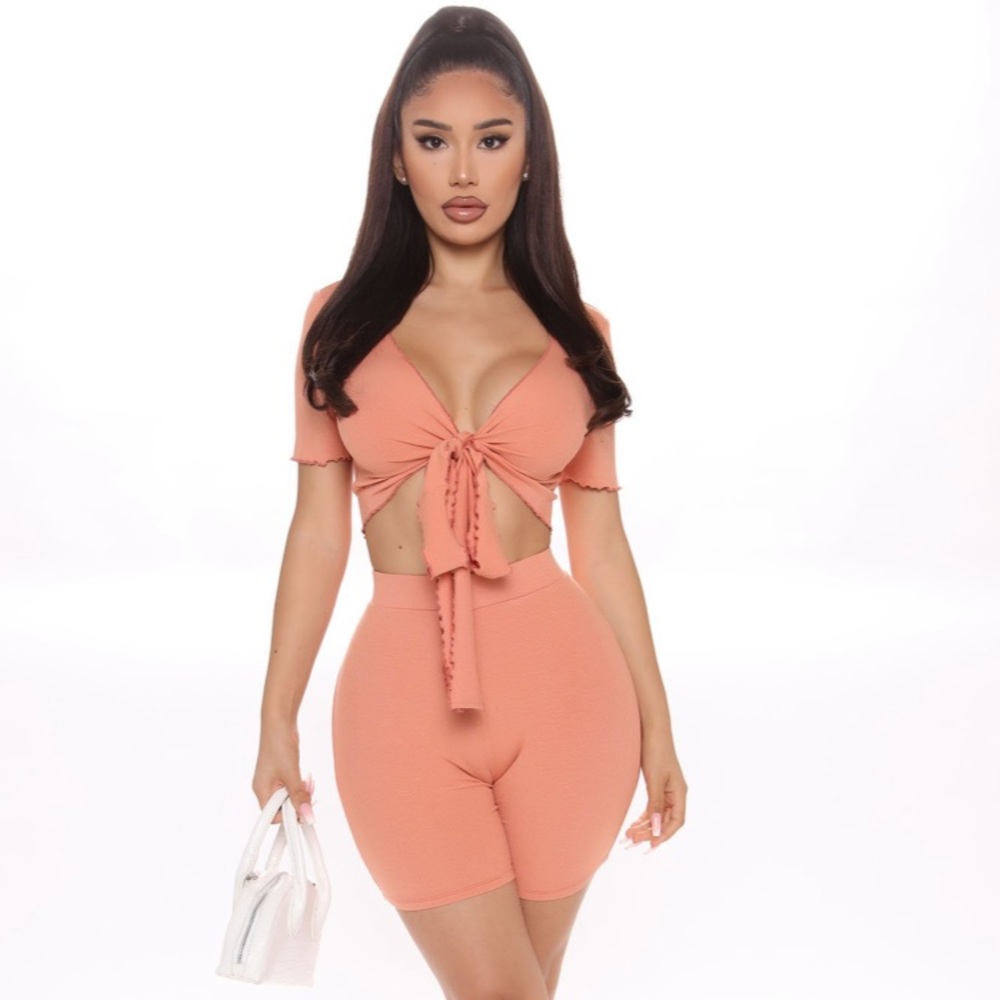 Fashion Nova Bike Short Set